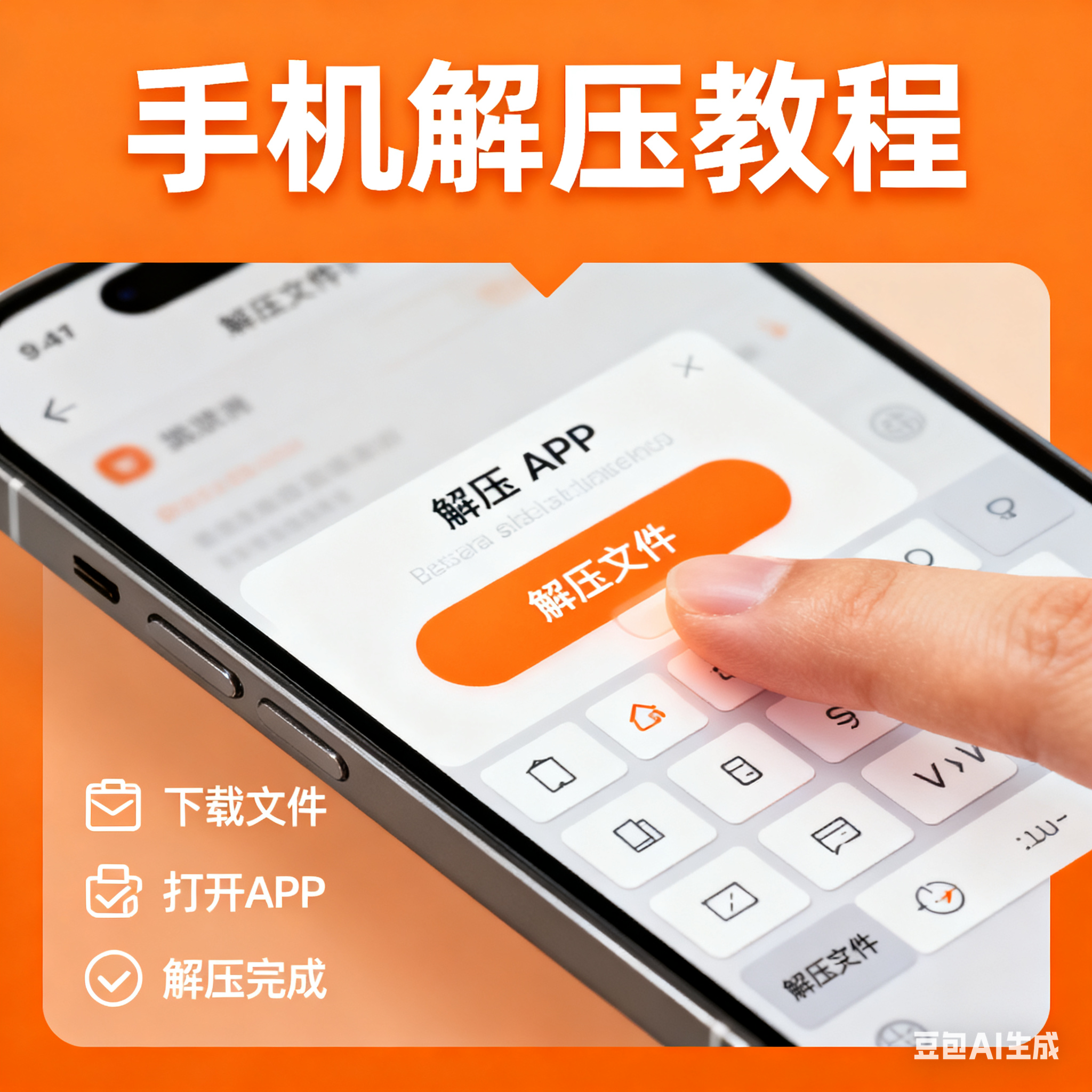 手机解压教程-豹子二次元